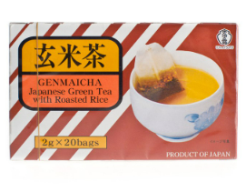 日本宇治之露玄米茶包 (2g x20/盒)【平行進口】(4901046462141)
