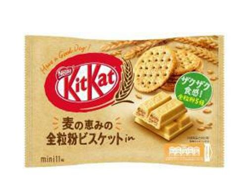 雀巢KIT KAT - KITKAT全麥朱古力威化餅 11枚【獨立包裝】(4902201179980)