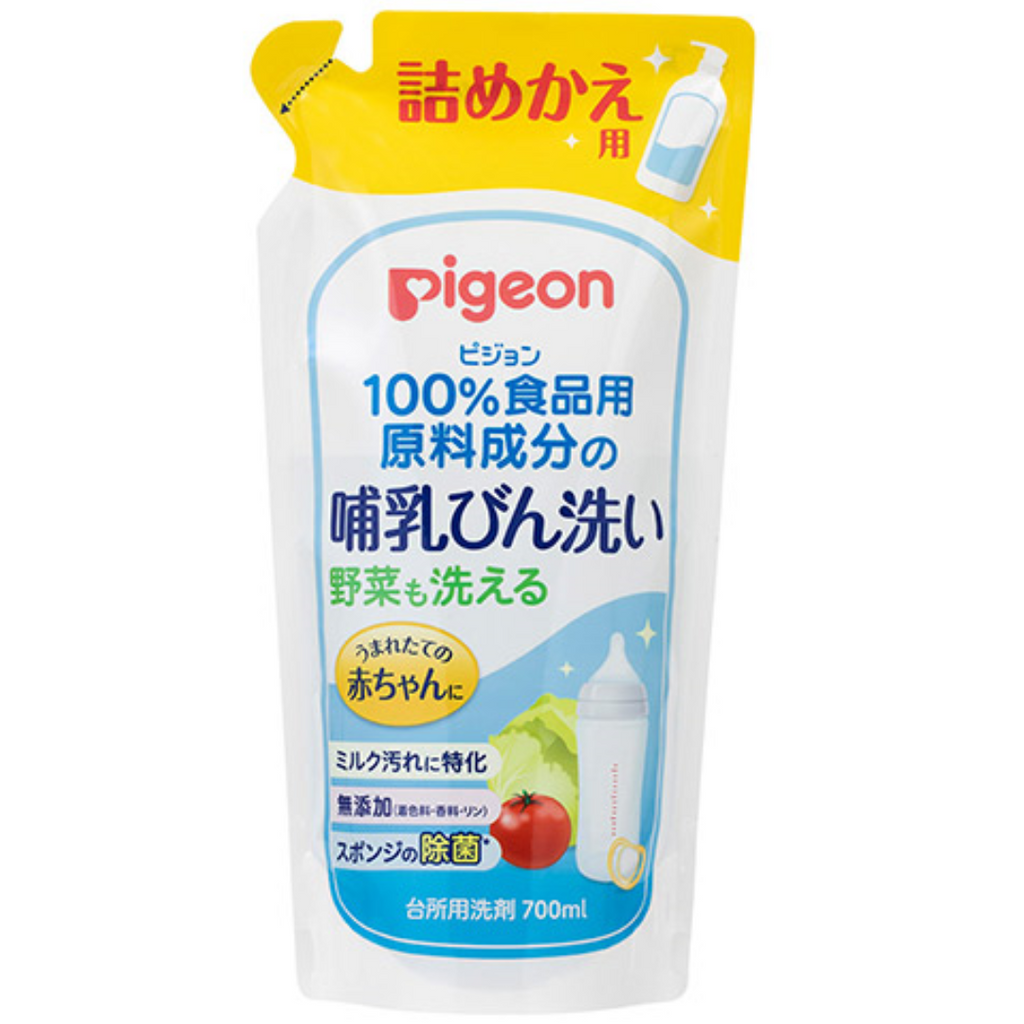 PIGEON 貝親 - 貝親奶瓶蔬果洗潔液補充裝700mlX1包裝【平行進口】(4902508009775)