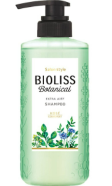 KOSE 高絲 - Bioliss植物洗髮水（豐盈空氣感）480ml(綠色)【平行進口】(4971710392579)