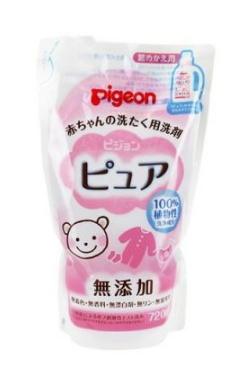 PIGEON 貝親 - 貝親嬰兒衣物洗潔液-溫和洗淨 補充裝 720ml(4902508121323)白