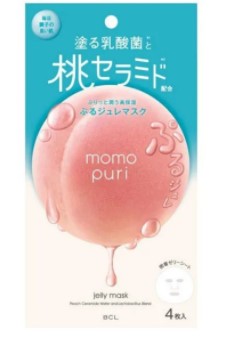 BCL - MOMO PURI 蜜桃保濕啫喱面膜4片裝X2盒【平行進口】(4515061088875)