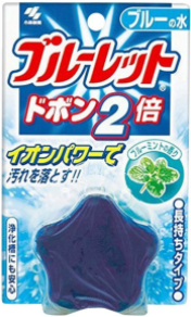Kobayashi - 小林製藥 馬桶水箱清潔除菌芳香劑 (藍 - 薄荷香型) 120g X1件(4987072067468)藍色X1