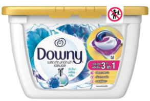 DOWNY - 泰國3合1香水凝膠洗衣球15粒(藍色)【平行進口】(4902430825443)