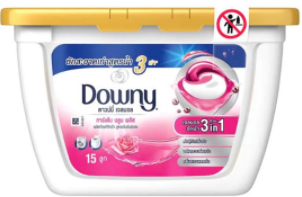 DOWNY - 泰國3合1香水凝膠洗衣球13粒(粉紅色)【平行進口】(4902430825450)