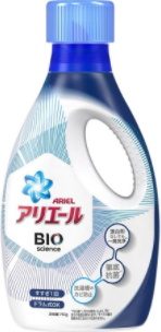P&G-ARIEL - P&G ARIEL BIO Science 潔淨抗菌洗衣液 750g 藍色4902430664462