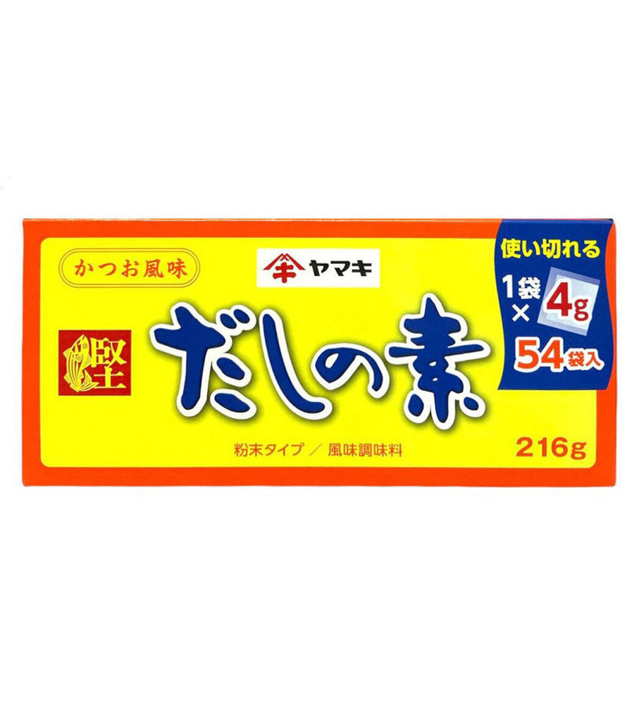 YAMAKI - 鰹魚湯底包 鰹魚粉 鰹魚湯 底包 調味粉包 汁 216g (4g×54) (平行進口) (4903065061367)
