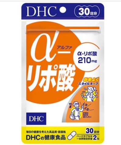 DHC -硫辛酸 抗氧化纖體修身丸 30日份 (60粒) [平行進口]      4511413606520