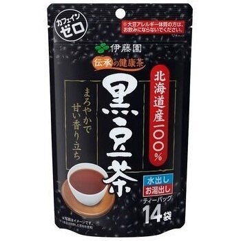 北海道100%黑豆茶 (7.5g x 14包) [平行進口]4901085163283