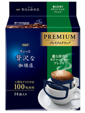 AGF Maxim特制滴漏香醇咖啡-濃厚14袋入【4901111633797】(綠色)