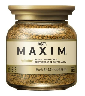 AGF x Maxim - 即溶咖啡-濃厚金罐 80g【平行進口】(4901111684928)金樽