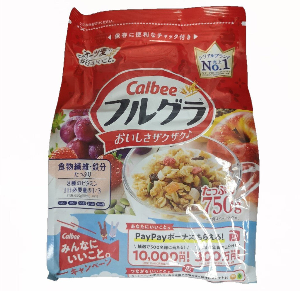 卡樂B水果穀物營養麥片750gX1包裝【原箱優惠】(4901330745523)