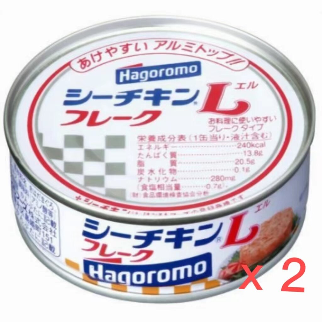 HAGOROMO 油浸吞拿魚罐頭 70g X 2罐 4902560012409 平行進口