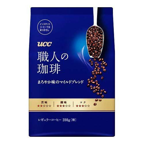 日本職人咖啡粉 溫醇滋味280g(大藍)【平行進口】(4901201147159) 此日期前最佳：2022年12月16日