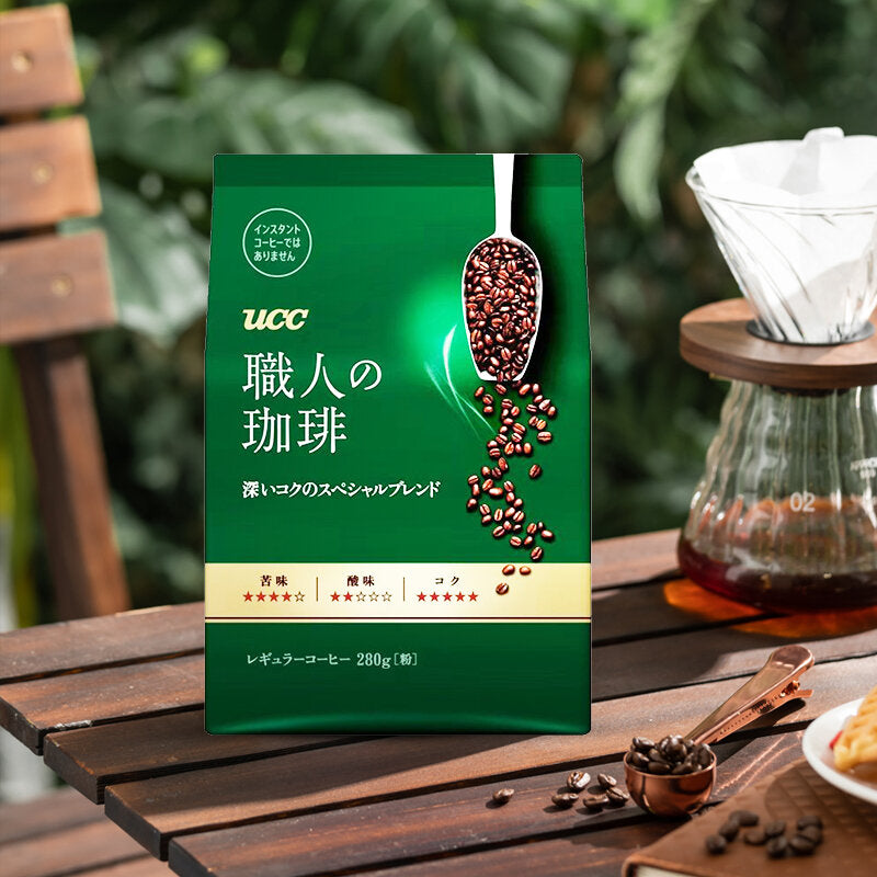 UCC -日本職人咖啡粉 濃郁香醇 280g(大綠)【平行進口】(4901201147166)
